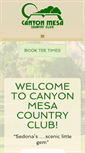 Mobile Screenshot of canyonmesacountryclub.com